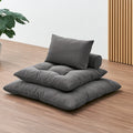 Accentfauteuil met ribfluwelen bekleding, kleur donkergrijs